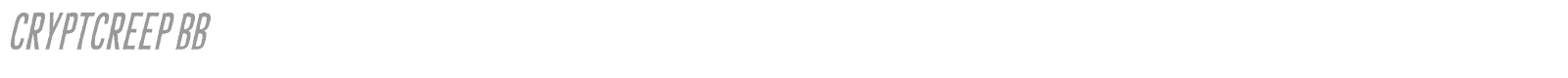 Crypt Creep font preview
